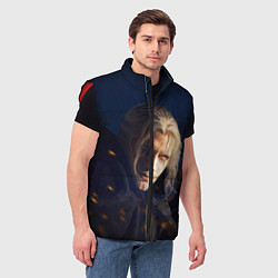 Мужской жилет ВЕДЬМАК, цвет: 3D-красный — фото 2