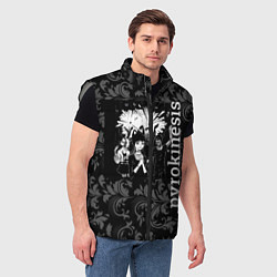 Мужской жилет Pyrokinesis, цвет: 3D-светло-серый — фото 2