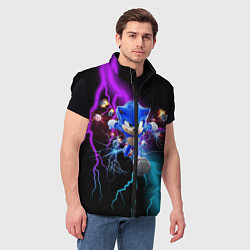 Мужской жилет SONIC, цвет: 3D-черный — фото 2