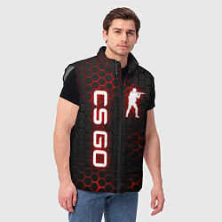 Мужской жилет CS GO, цвет: 3D-светло-серый — фото 2