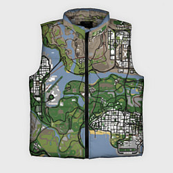 Мужской жилет San andreas, цвет: 3D-светло-серый