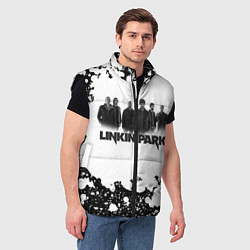 Мужской жилет LINKIN PARKспина, цвет: 3D-черный — фото 2