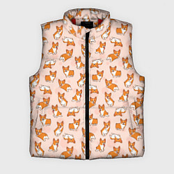 Мужской жилет Корги, цвет: 3D-красный