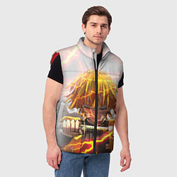Мужской жилет KIMETSU NO YAIBA, цвет: 3D-красный — фото 2
