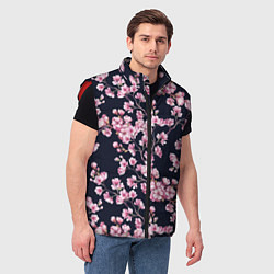 Мужской жилет Сакура, цвет: 3D-красный — фото 2