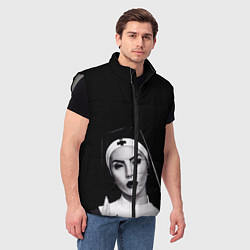 Мужской жилет МОНАХИНЯ, цвет: 3D-светло-серый — фото 2
