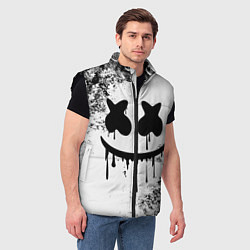 Мужской жилет Marshmello, цвет: 3D-черный — фото 2