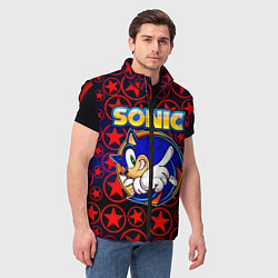 Мужской жилет Sonic, цвет: 3D-красный — фото 2