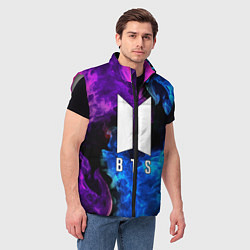 Мужской жилет BTS, цвет: 3D-светло-серый — фото 2