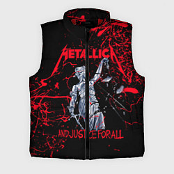Мужской жилет Metallica, цвет: 3D-красный