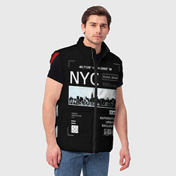 Мужской жилет Off-White: NYC, цвет: 3D-красный — фото 2