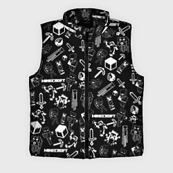 Мужской жилет Minecraft pattern, цвет: 3D-черный