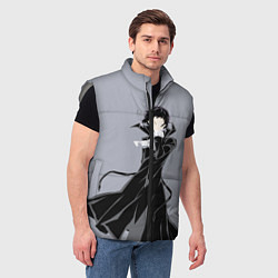 Мужской жилет Ryuunosuke Akutagawa, цвет: 3D-светло-серый — фото 2
