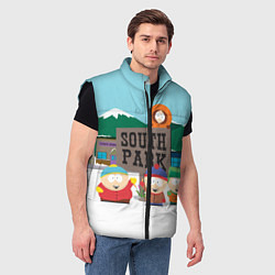 Мужской жилет ЮЖНЫЙ ПАРК, цвет: 3D-черный — фото 2