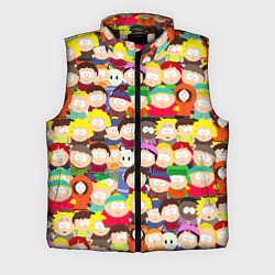 Мужской жилет ЮЖНЫЙ ПАРК, цвет: 3D-черный