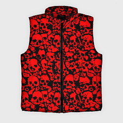 Мужской жилет ЧЕРЕПА, цвет: 3D-черный