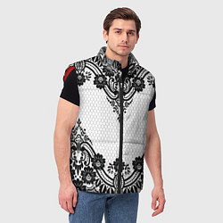 Мужской жилет Кружева, цвет: 3D-красный — фото 2