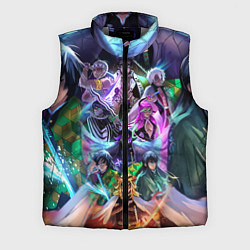 Мужской жилет KIMETSU NO YAIBA, цвет: 3D-светло-серый