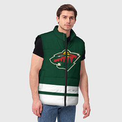 Мужской жилет Миннесота Уайлд, цвет: 3D-черный — фото 2