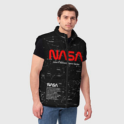 Мужской жилет NASA, цвет: 3D-черный — фото 2