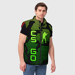 Мужской жилет CS GO Oko, цвет: 3D-красный — фото 2