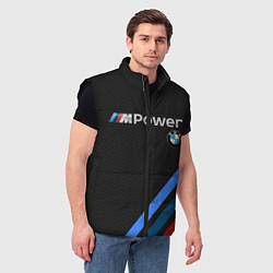 Мужской жилет BMW POWER CARBON, цвет: 3D-черный — фото 2