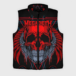 Мужской жилет Megadeth, цвет: 3D-красный