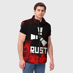 Мужской жилет RUST, цвет: 3D-красный — фото 2