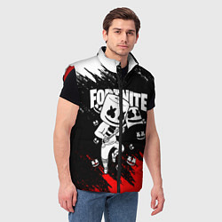 Мужской жилет FORTNITE x MARSHMELLO, цвет: 3D-красный — фото 2