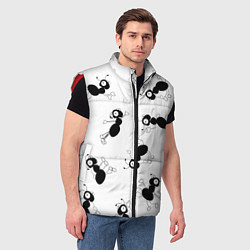 Мужской жилет Муравьи, цвет: 3D-красный — фото 2