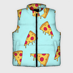 Мужской жилет Ароматная пицца, цвет: 3D-красный