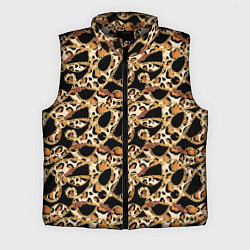 Мужской жилет Versace Леопардовая текстура, цвет: 3D-светло-серый