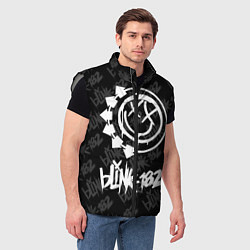 Мужской жилет Blink-182 4, цвет: 3D-светло-серый — фото 2