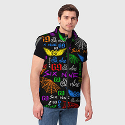 Мужской жилет 6IX9INE, цвет: 3D-светло-серый — фото 2