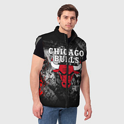 Мужской жилет CHICAGO BULLS, цвет: 3D-светло-серый — фото 2