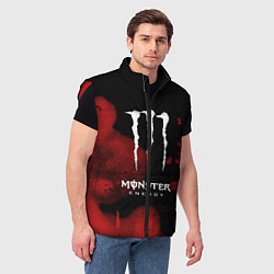 Мужской жилет MONSTER ENERGY, цвет: 3D-красный — фото 2
