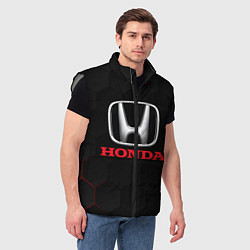 Мужской жилет HONDA, цвет: 3D-светло-серый — фото 2