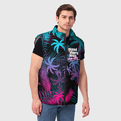 Мужской жилет GTA VICE CITY, цвет: 3D-светло-серый — фото 2