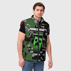 Мужской жилет Minecraft, цвет: 3D-красный — фото 2