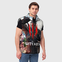 Мужской жилет The Witcher, цвет: 3D-светло-серый — фото 2