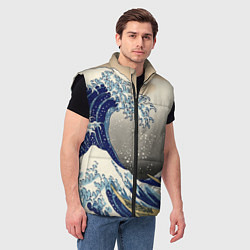 Мужской жилет ЯПОНСКАЯ КАРТИНА, цвет: 3D-черный — фото 2