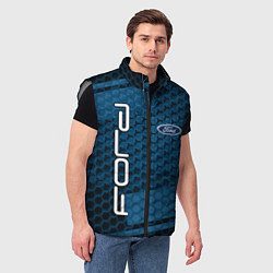 Мужской жилет FORD, цвет: 3D-светло-серый — фото 2