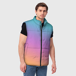 Мужской жилет Градиент, цвет: 3D-черный — фото 2
