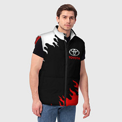 Мужской жилет TOYOTA, цвет: 3D-красный — фото 2