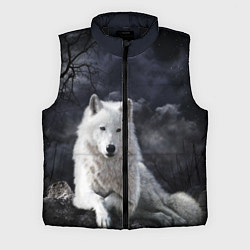 Мужской жилет БЕЛЫЙ ВОЛК D, цвет: 3D-черный