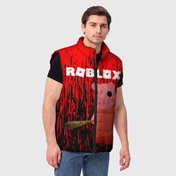 Мужской жилет Roblox Piggy, цвет: 3D-черный — фото 2