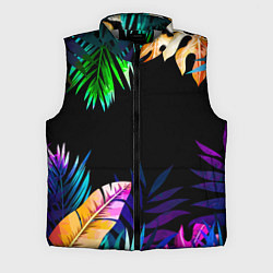 Мужской жилет Тропическая Ночь, цвет: 3D-светло-серый