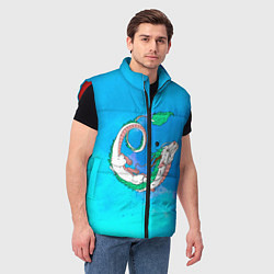 Мужской жилет Унесенные призраками Хаку, цвет: 3D-красный — фото 2