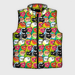 Мужской жилет Папуги, цвет: 3D-черный