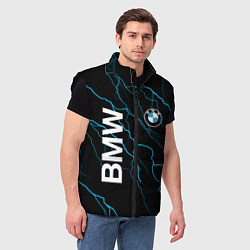 Мужской жилет BMW, цвет: 3D-черный — фото 2